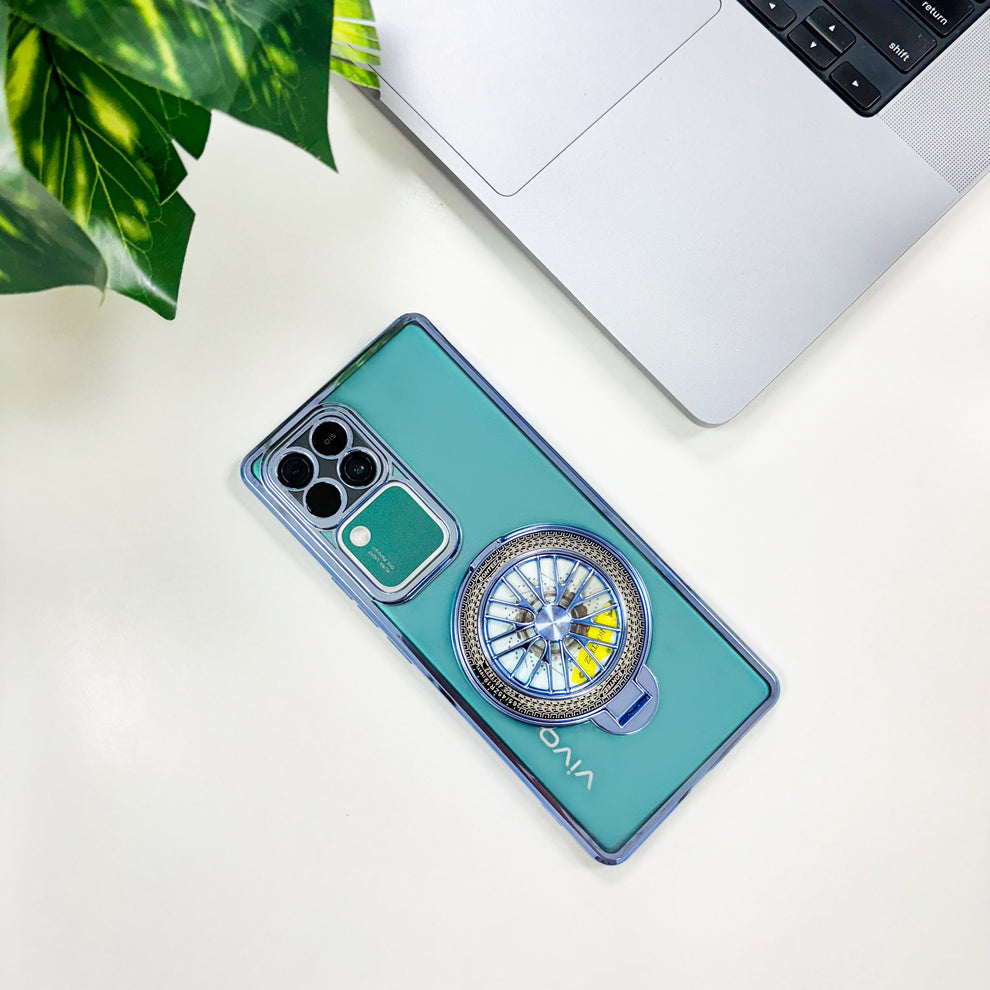 Ferrari Wheel Electroplating Case - Vivo V30 Pro 5G