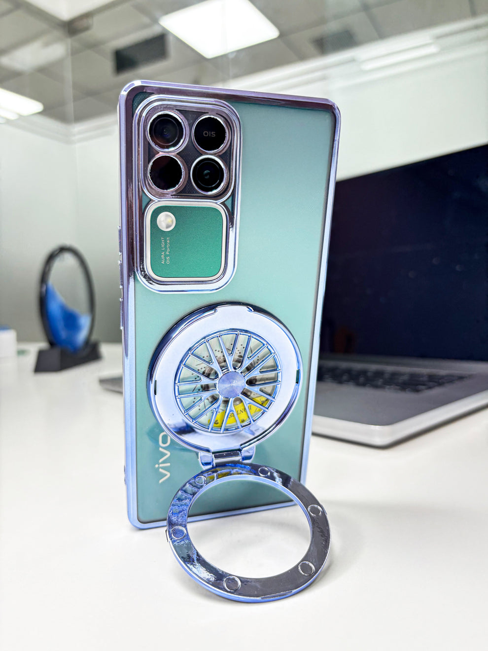 Ferrari Wheel Electroplating Case - Vivo V30 Pro 5G