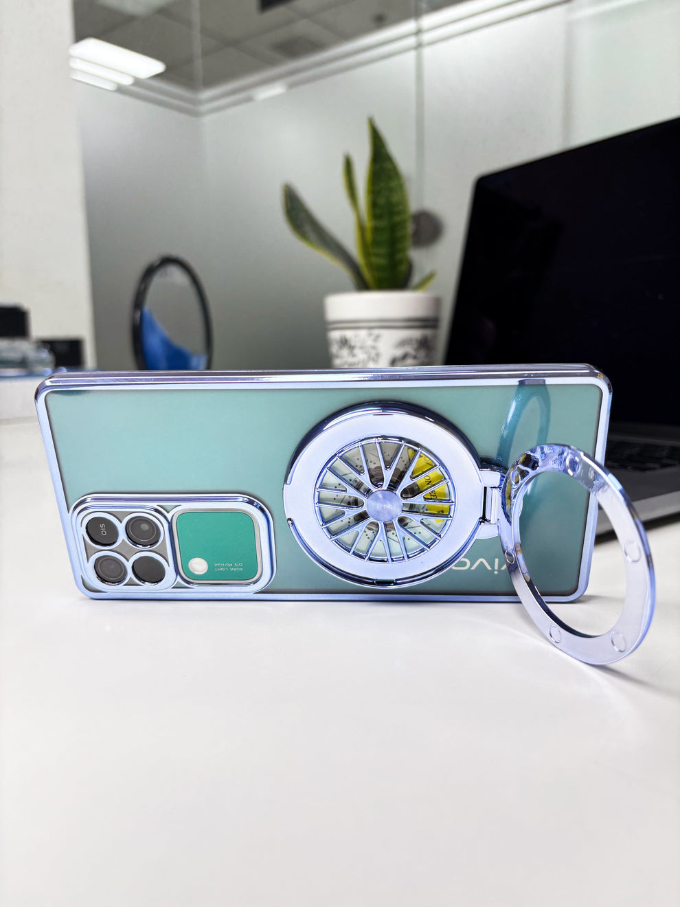 Ferrari Wheel Electroplating Case - Vivo V30 Pro 5G