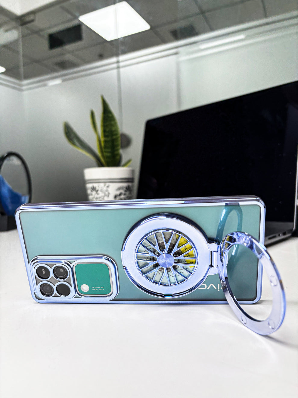 Ferrari Wheel Electroplating Case - Vivo V30 Pro 5G