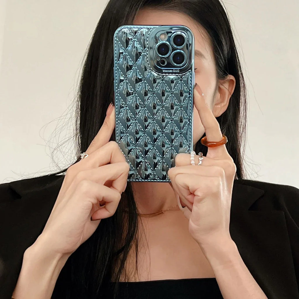 Argyle Embossed Pattern Case