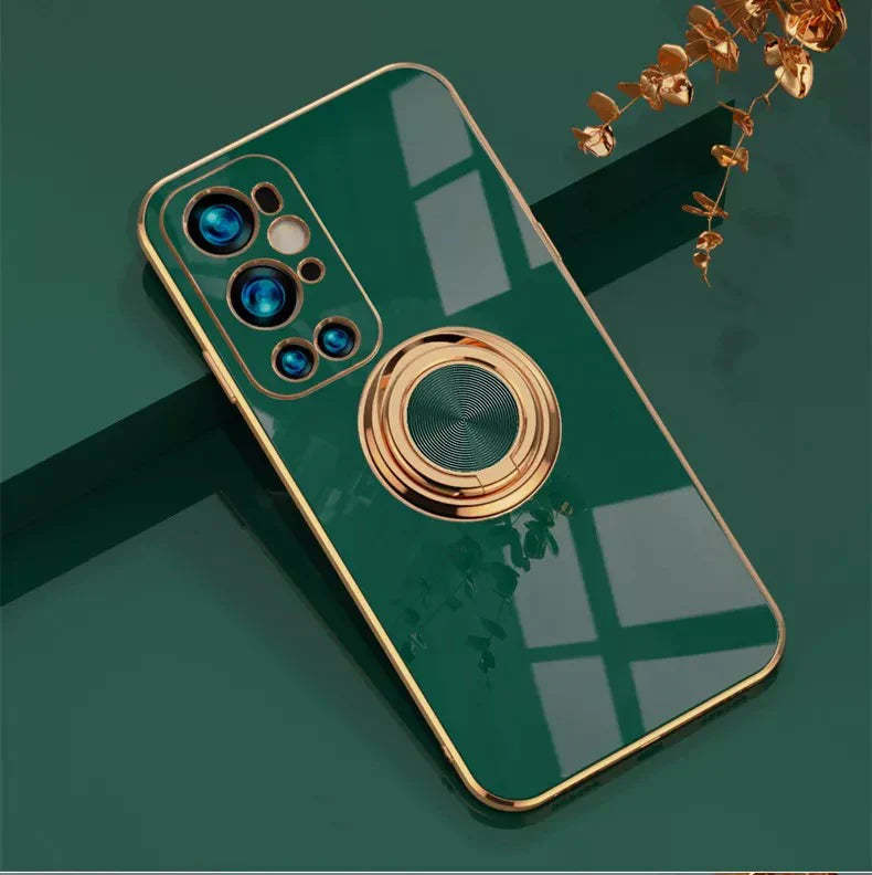 Gold Plating Metallic Ring Case - OnePlus