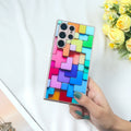 Colorful Blocks Mosaic Phone Case - Samsung