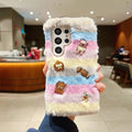 Coversly Rainbow Furry Teddy Phone Case - Samsung