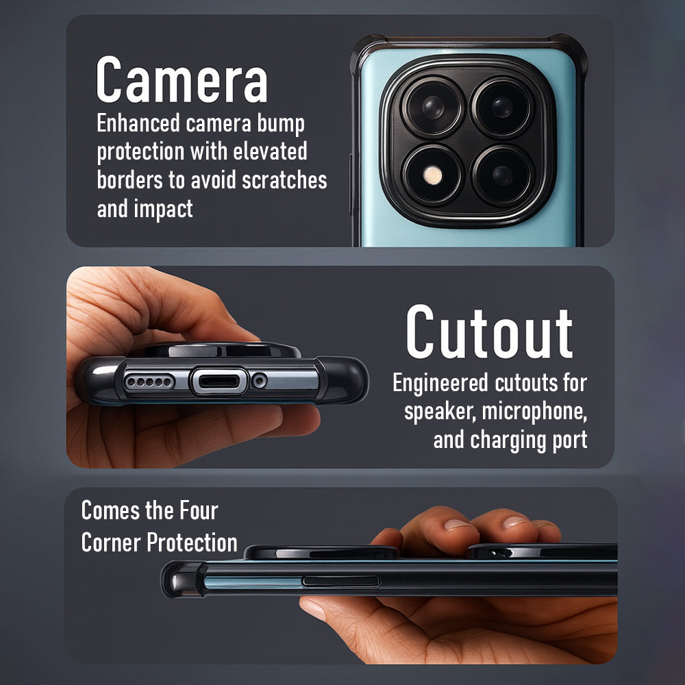 Redmi Note 14 Pro+ 5G Original Luxury Magnifier Ring Stand