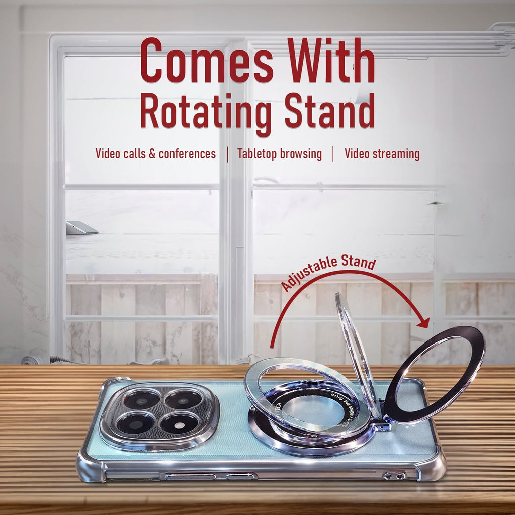 Redmi Note 14 Pro+ 5G Original Luxury Magnifier Ring Stand