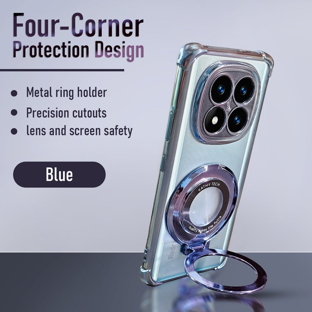 Redmi Note 14 Pro+ 5G Original Luxury Magnifier Ring Stand