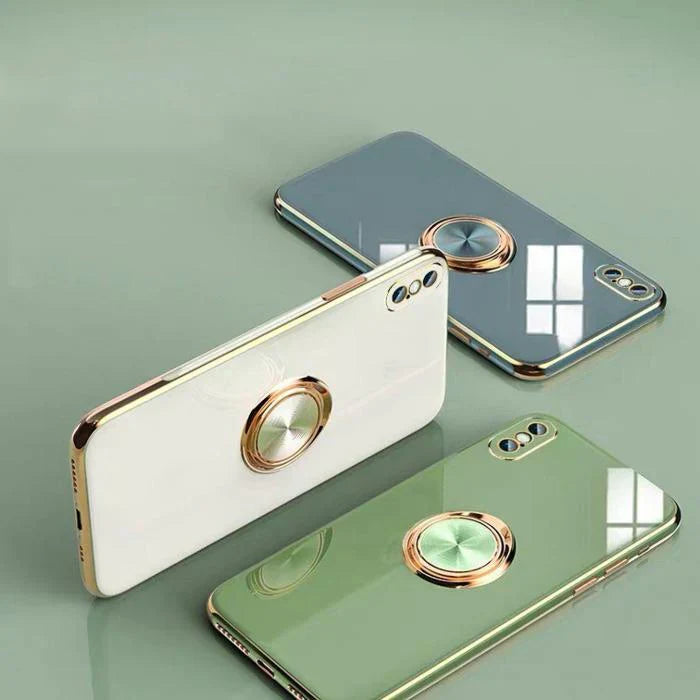 Gold Plating Metallic Ring Case