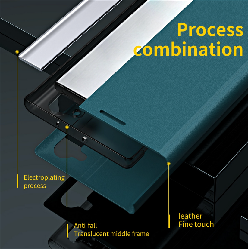 Flip Leather Case - Samsung Galaxy A55