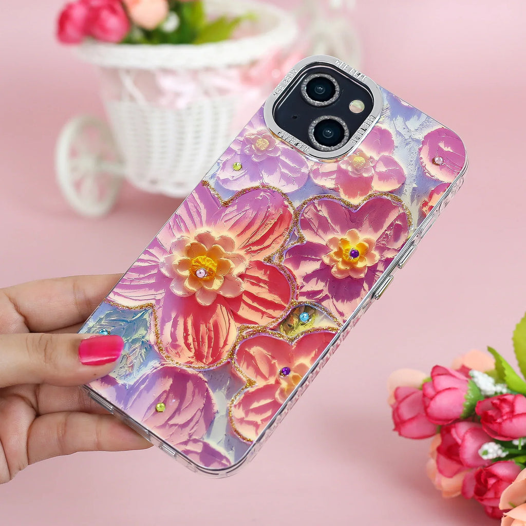 Rhinestone Petalique Phone Case