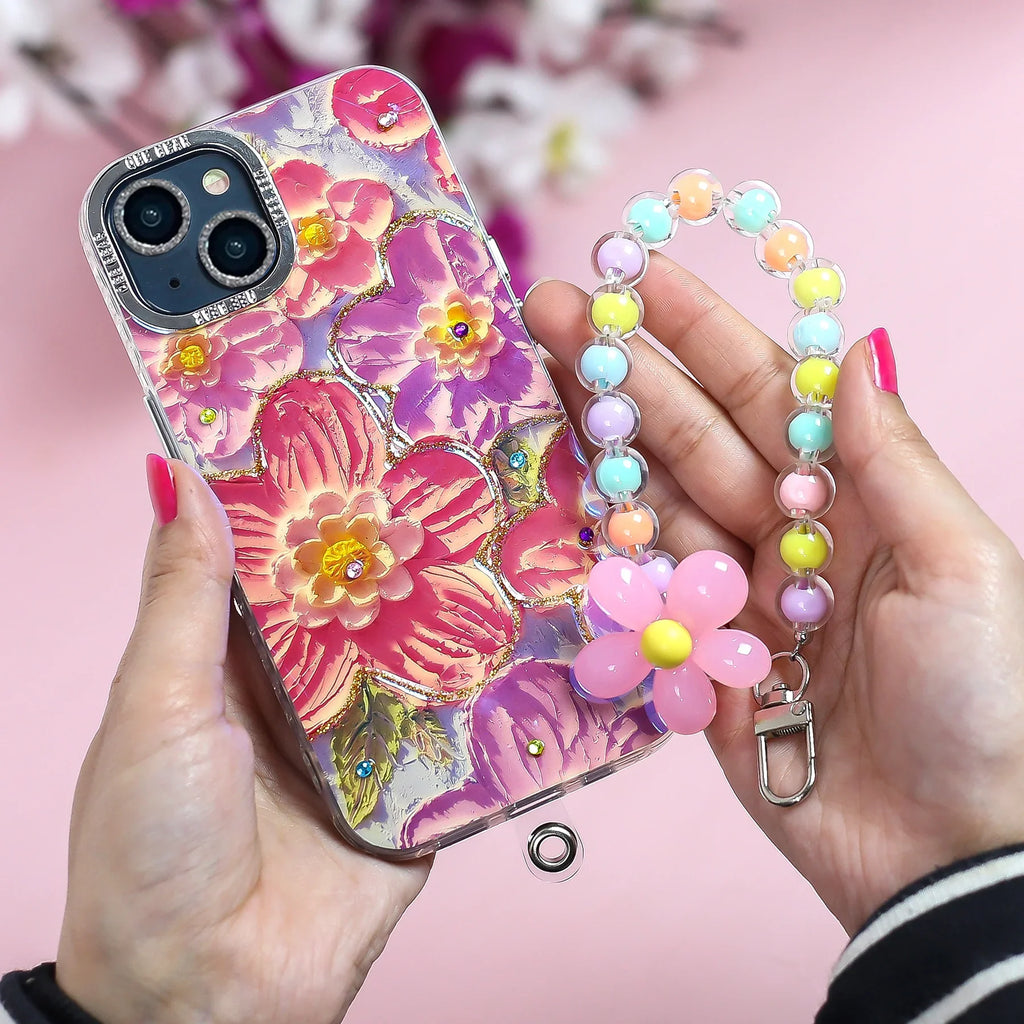 Rhinestone Petalique Phone Case