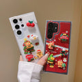 3D Merry Glow Cartoon Bliss Case - Samsung