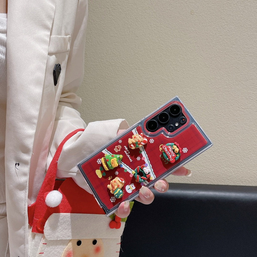 3D Merry Glow Cartoon Bliss Case - Samsung