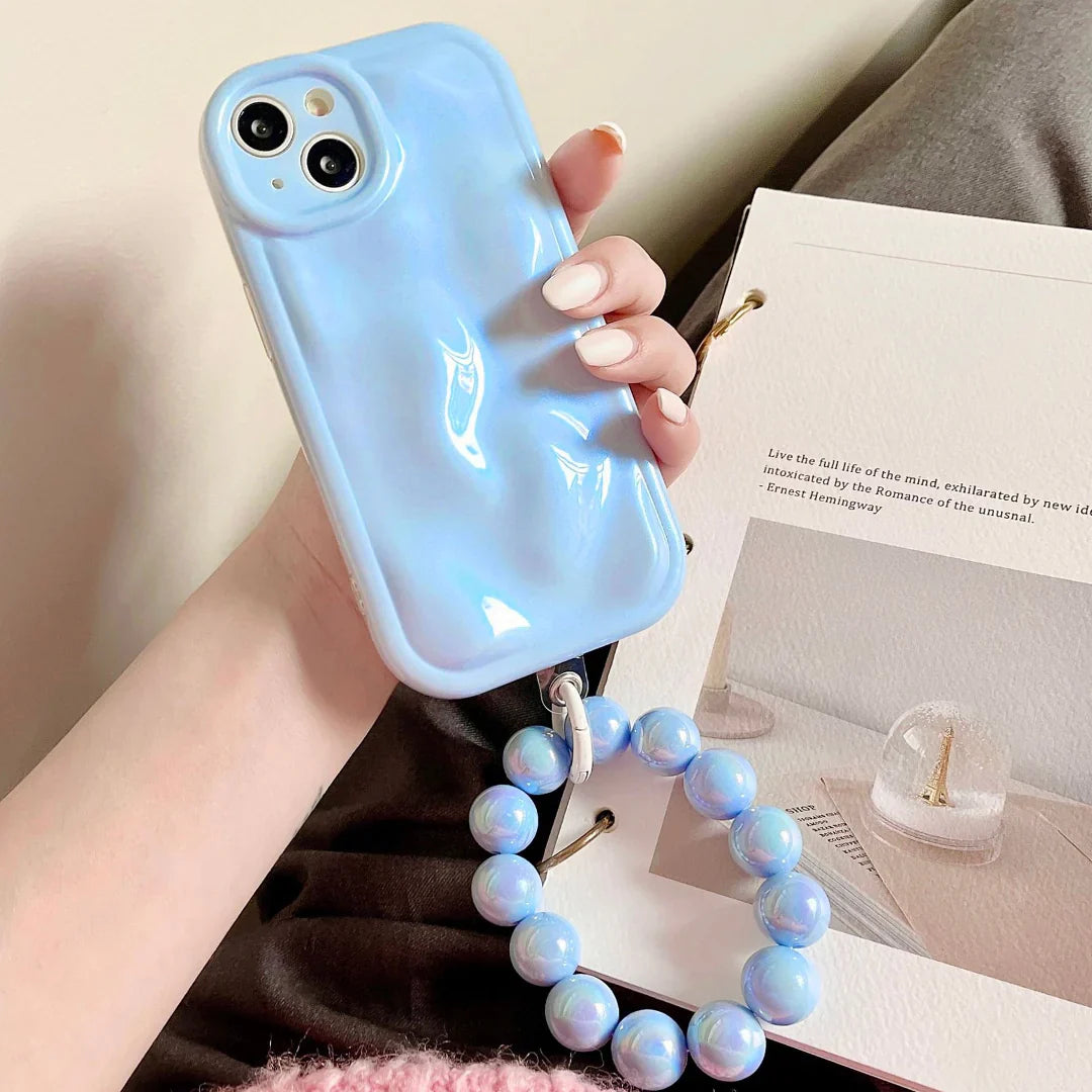 3D Plating Foil Case with Bracelet