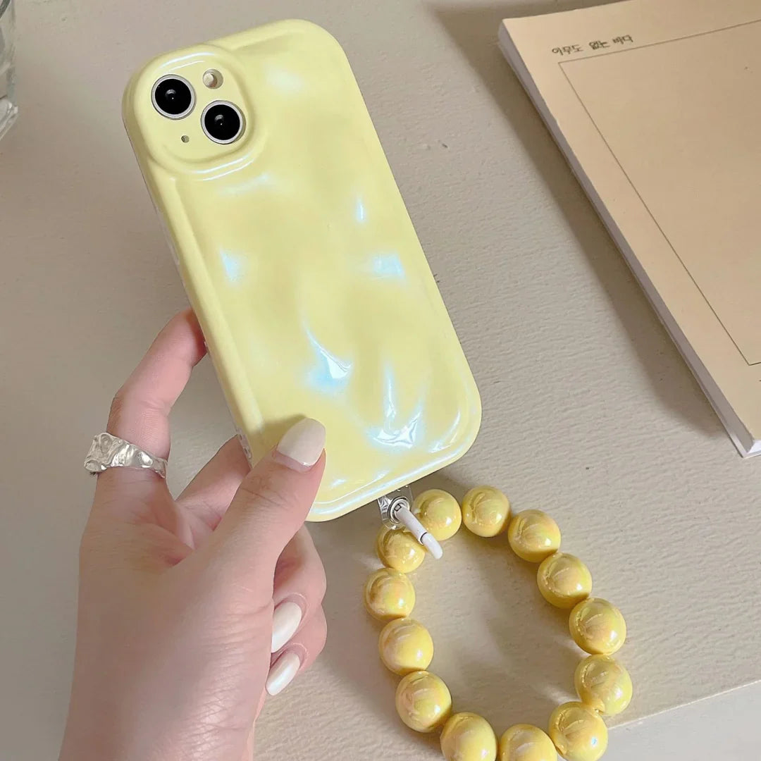3D Plating Foil Case with Bracelet