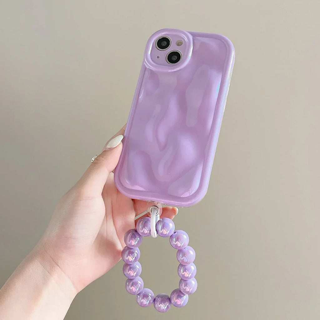 3D Plating Foil Case with Bracelet