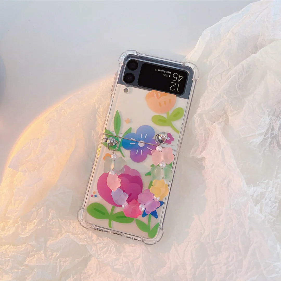 Pretty Flower Bracelet Case - Samsung